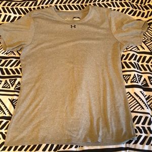 Gray Under Armour tee